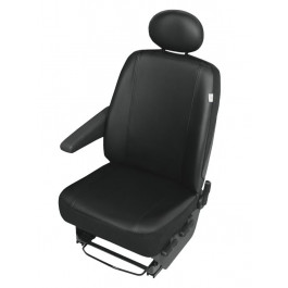 Sitzbezug Transporter DV1 M, für Einzelsitz und Kopfstütze / "Practical" Kunstleder schwarz