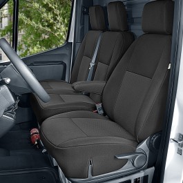 Sitzbezug-Set Front 1 + 2 für Mercedes Sprinter W907 - 100 % Passform,  für 1 Einzelsitz