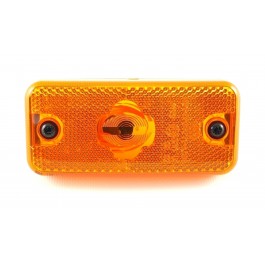 Seitenmarkierungsleuchte, orange; incl. Lampenfassung oval für W5W-Glühlampe 