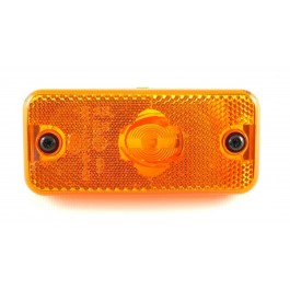 Seitenmarkierungsleuchte, orange; incl. Lampenfassung eckig für W5W-Glühlampe 