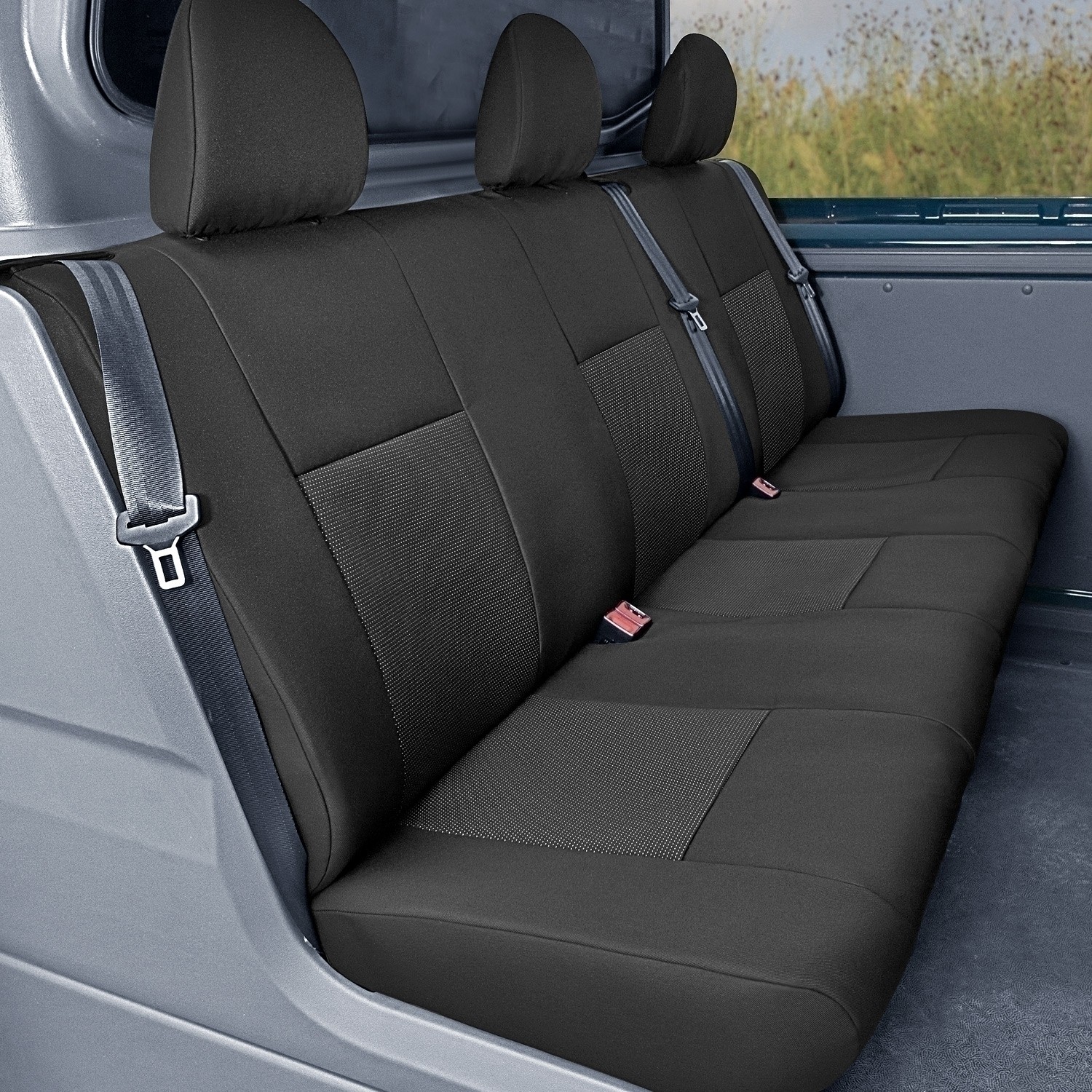 Sitzbezug-Set für zweite Sitzreihe für VW Crafter II & MAN TGE - 100 %  Passform, für