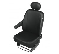 Sitzbezug Transporter DV1 L, für Einzelsitz und Kopfstütze / "Practical" Kunstleder schwarz