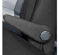 Armlehnenbezug für Beifahrersitz; Trafic III / Vivaro B / Talento / NV 300 - 100 % Passform, für Einzelsitz, schwarz / "Premium-Qualität"
