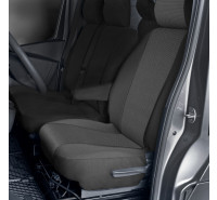 Sitzbezug Transporter DV1 - Fahrerseite; Trafic III / Vivaro B / Talento / NV 300 - 100 % Passform, für Einzelsitz und Kopfstütze / schwarz