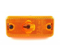 Seitenmarkierungsleuchte, orange; incl. Lampenfassung oval für W5W-Glühlampe 