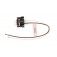Kabel / Stecker Reparatursatz H8  H11 H16 H27W/2 Glühlampenstecker Keramik Ausführung mit Kabel